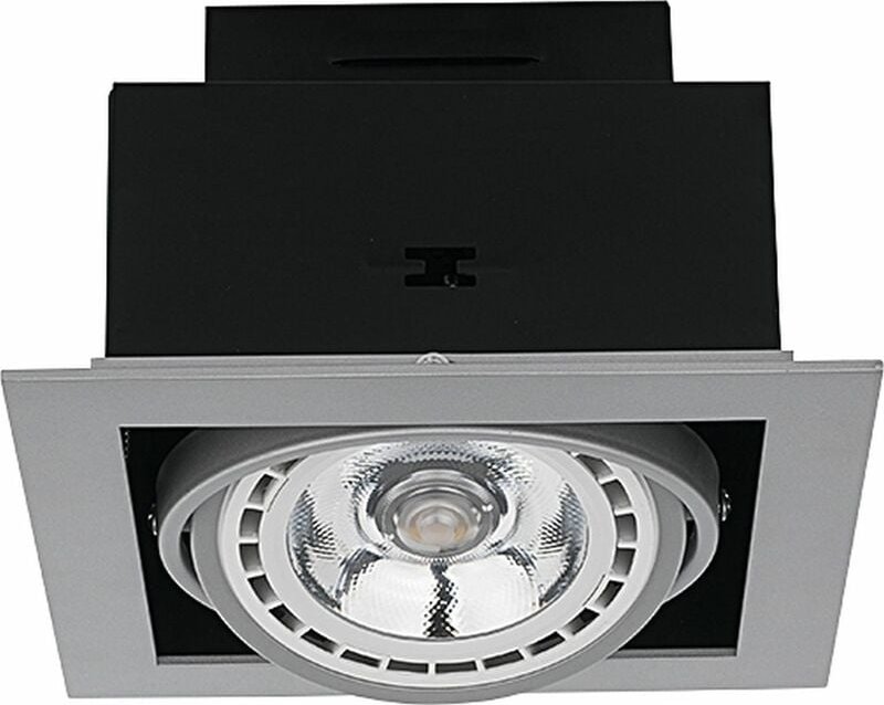 Licht-erlebnisse - Einbaustrahler Eckig Metall GU10 verstellbar