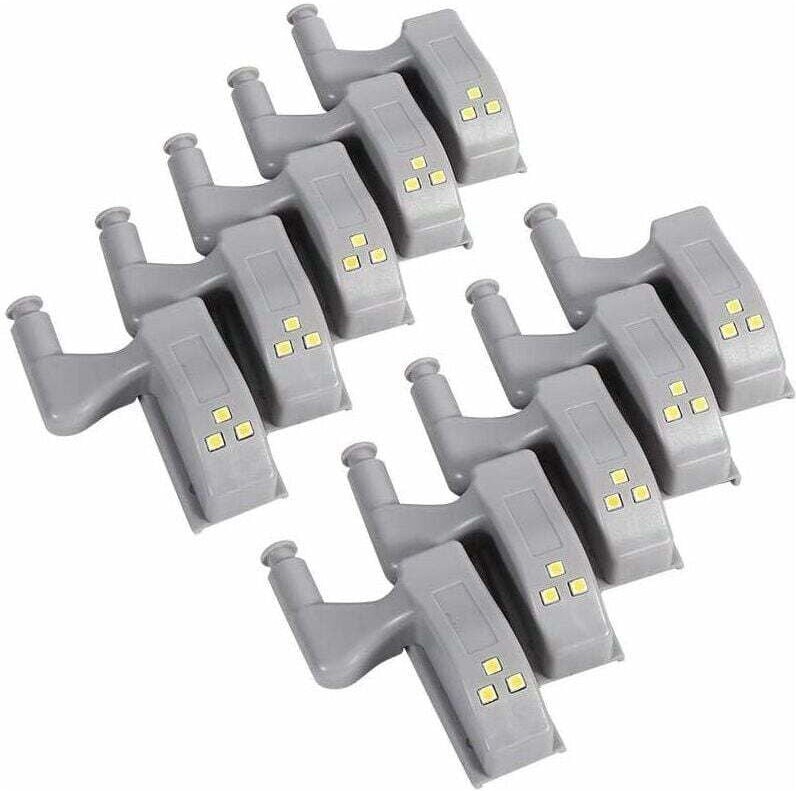ZVD-10 Pcs LED Scharnier Sensor Licht für Schrank Kleiderschrank Küche Nacht Lampe Kleiderschrank Schrank Nacht Licht