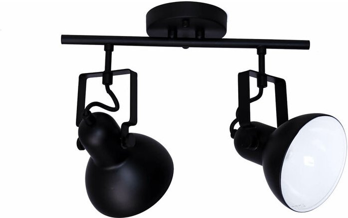 Deckenspot Schwarz Retro Wohnzimmer Flur dallas