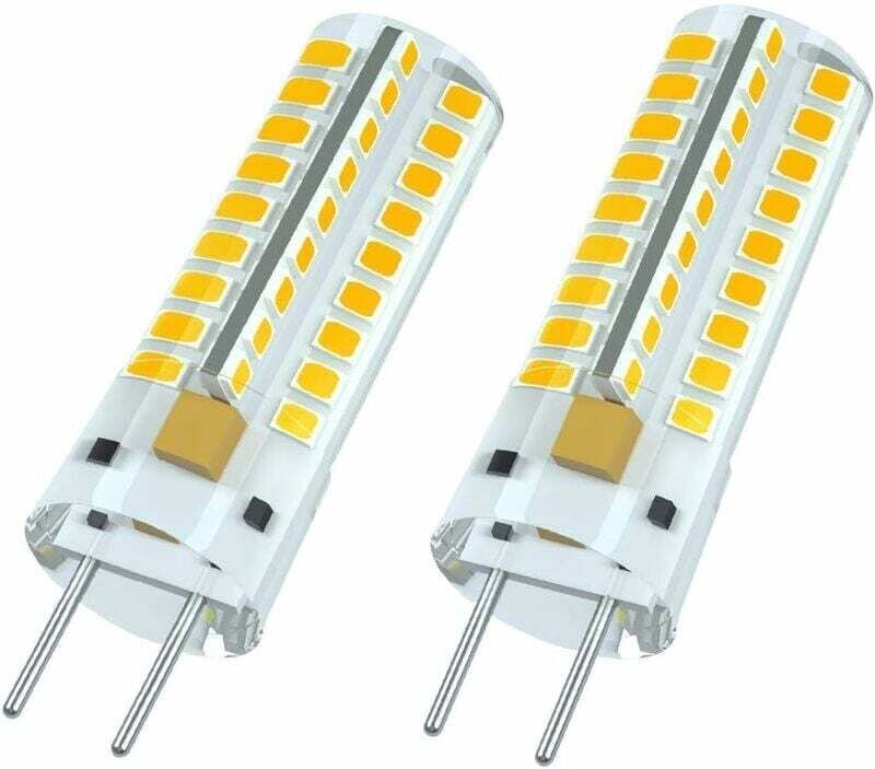 GY6.35 LED-Glühlampe, led G6.35 12 v, 7 w (entspricht 50 w Halogen), warmweiß 3000 k, 360° Abstrahlwinkel, für Schrankbe...