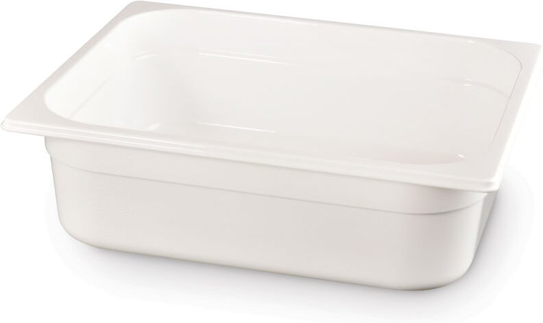 Gastronorm-Behälter 1/2, gn 1/2, 6,5L, Weiß, 325x265x(H)100mm - Hendi