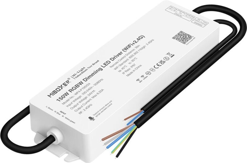 Controller für rgb / rgbw led Streifen mit 150W Netzteil - 24V