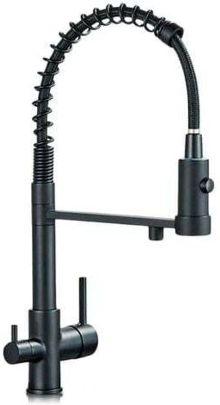 3-Wege-Umkehrosmose-Wasserhahn, abnehmbar, Kochtyp von aus der Zeus-Serie Schwarz