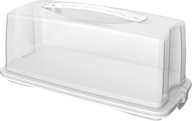 Rotho - Kuchenbehälter Fresh Cake mit Klickverschluss weiß Kuchenbehälter