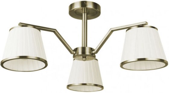 Lampe mit Lampenschirmen Modell trebol Leder 3 l - Fabrilamp