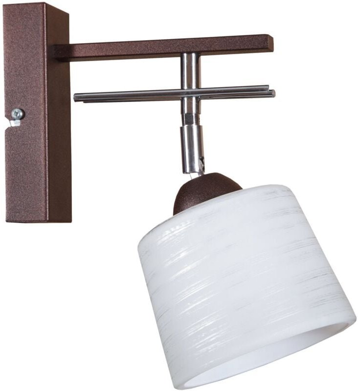 Wandleuchte Mit Glaslampe Metall Led E27