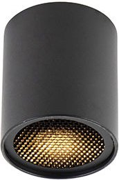 Design-Aufbaustrahler schwarz GU10 50mm - Tubo Honey