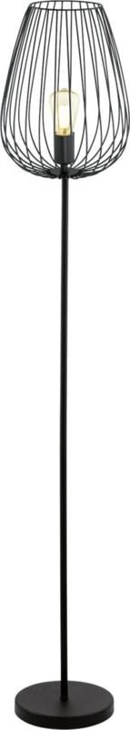 Eglo - Stehleuchte Newtown schwarz 159,5 x 27,5 cm E27, max. 60 w Stehleuchte