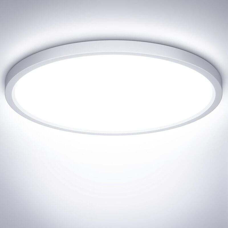 32-W-LED-Deckenleuchte, IP44 wasserdicht, 6500 K kaltweißes Licht, 2400 lm, 30 cm runde Lampe für Schlafzimmer, Badezimm...