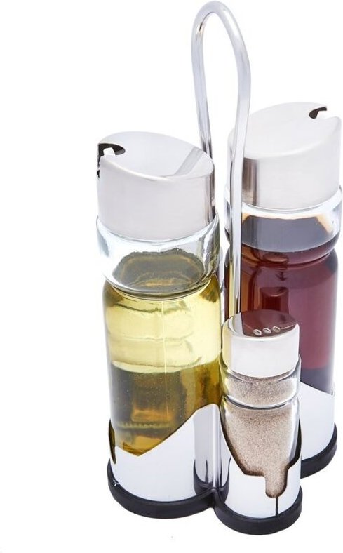 KonigHOFFER Salt&Pepper 5-teiliger Gewürz-Organizer