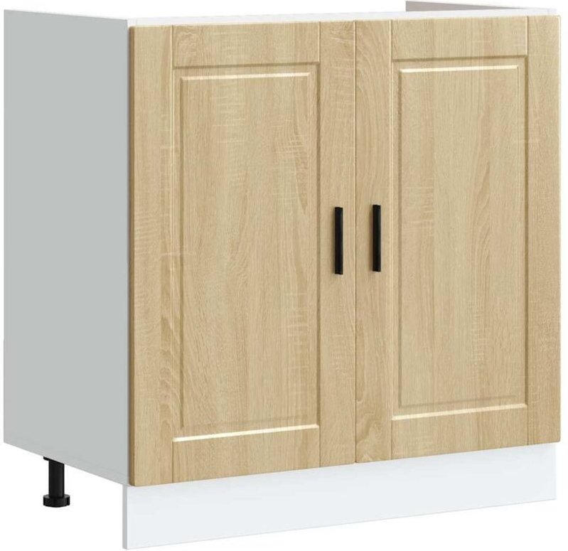 Spülenunterschrank Porto Sonoma-Eiche 80x46x81,5 cm - Vidaxl