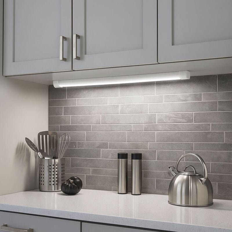 LED Deckenlampe Unterbauleuchte Schranklicht Anbauleuchte Möbel Küchenlampe Schrankleuchte Unterbau, 40W 4800Lm kaltweiß...