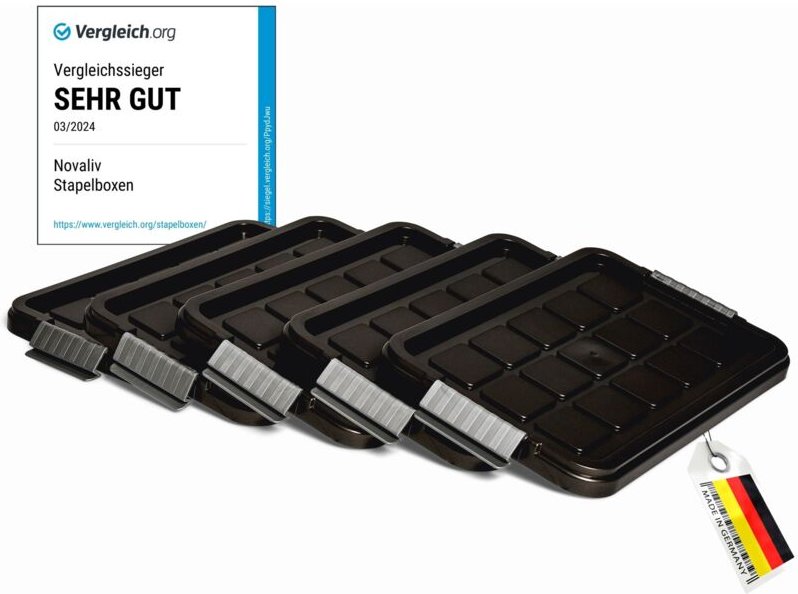 Novaliv - 5x Frischhaltedosen Deckel
