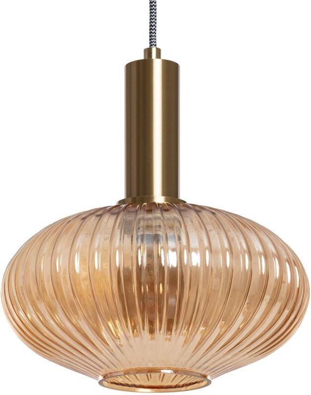 Efectoled - Pendelleuchte Glas Basile Gold