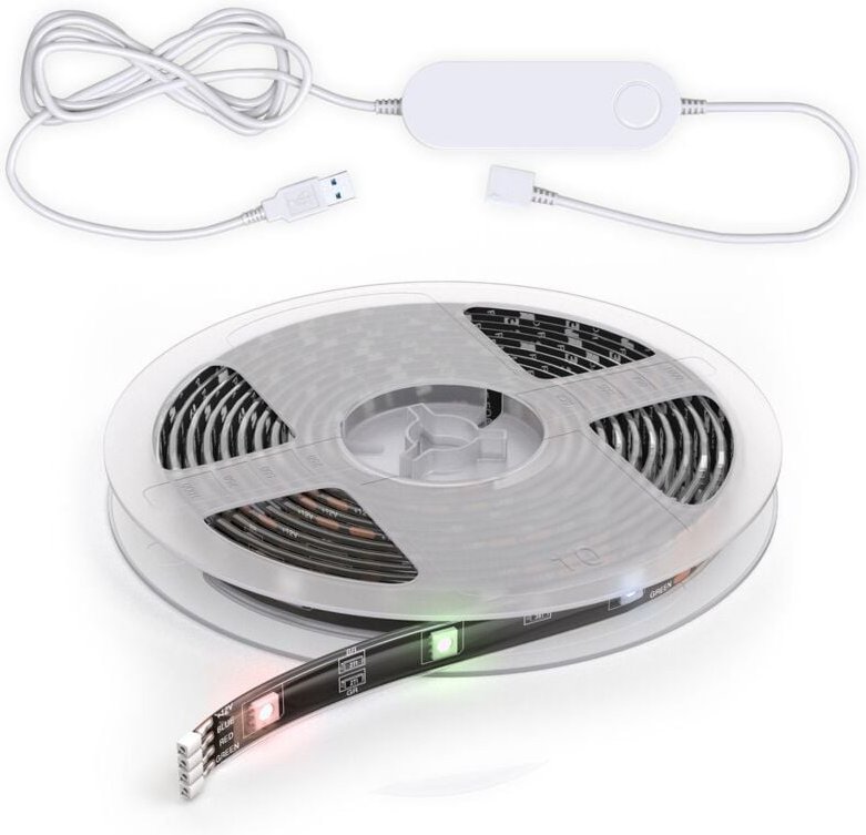 LED Strip 2 m - smart, dimmbar, Farbwechsel, Sprachsteuerung, RGB