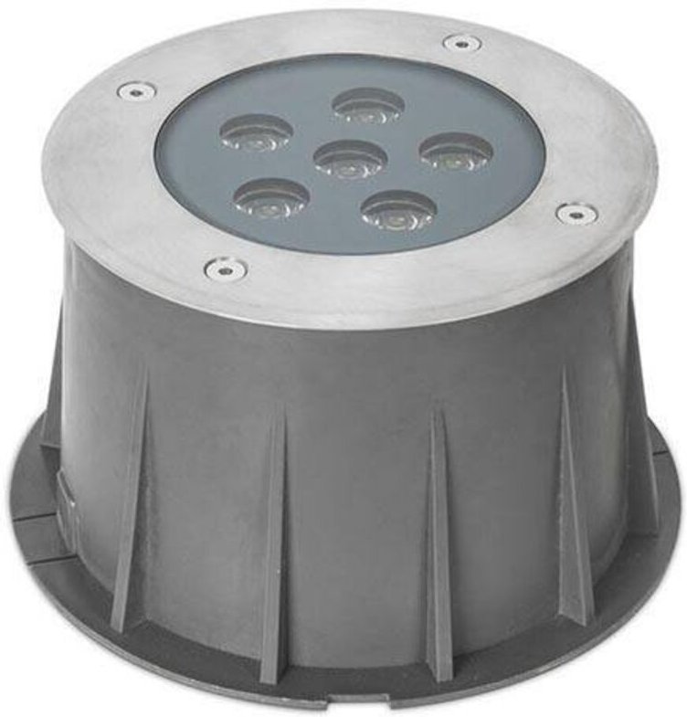 Leds-c4 - bodeneinbauleuchte IP65/IP67 ringo Ø155 mm led 9,1 w 3000 k edelstahl 632 l