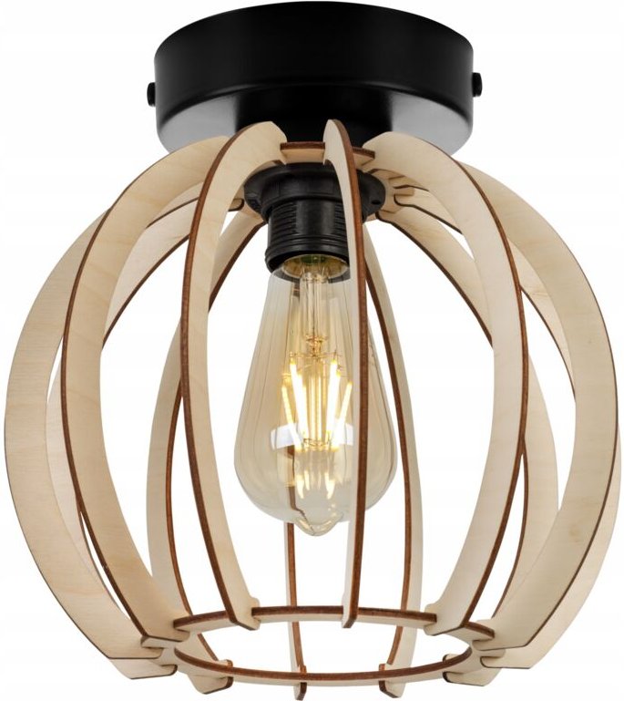 Moderne Led-Deckenhängelampe Aus Holz