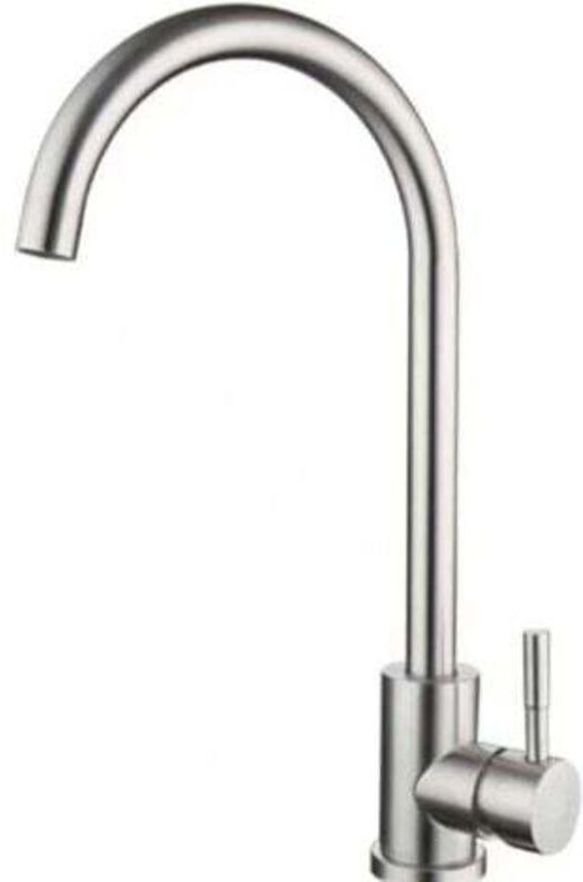 Küchenarmatur, Einhebel-Küchenmischer, 360°-Drehung, hoher Wasserauslauf, warmer und kalter Küchenmischhahn aus Edelstah...