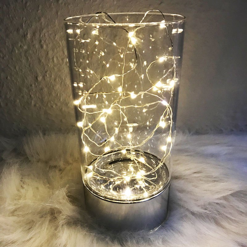 3 Stück 30er LED - Batteriekette warmweiß-MLK110W-3