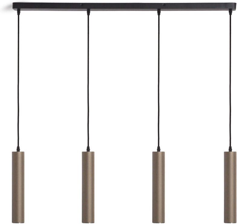 Pendelleuchte Aluminium Aritz 4 Strahler Bronze