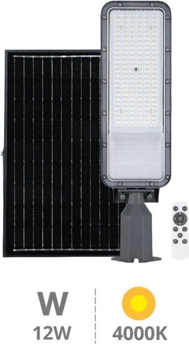 Longbia LED Solar Straßenlaterne 6W 4000K IP65 - Pro Line