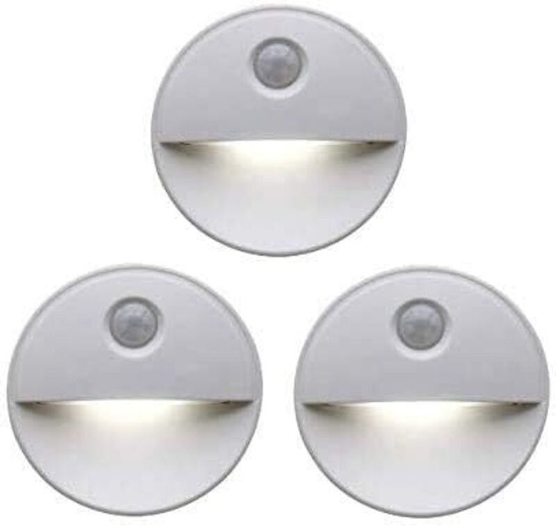BEBUSINGOTO 3er-Pack zum Aufkleben, Nachtlicht mit Bewegungsmelder für den Innenbereich, schlaffördernde LED-Lampen, kab...