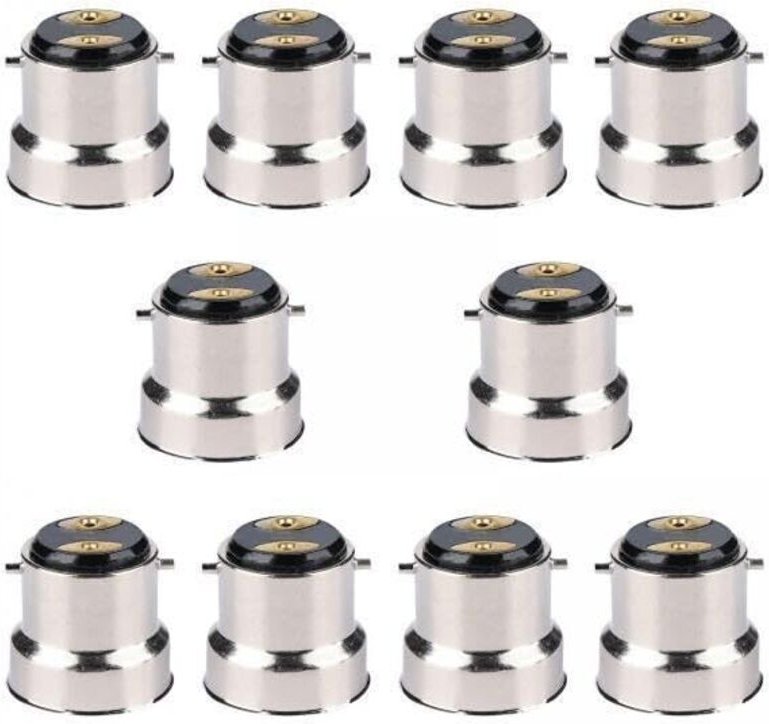 10er-Packung E27 auf B22 Lampenfassungen, Lampensockel-Adapter