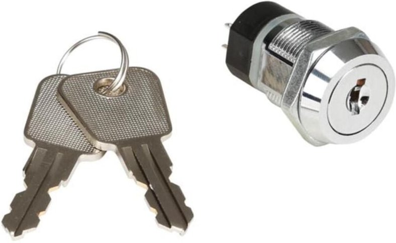 Velleman - schlüsselschalter - 2P - aus-ein (dpst)