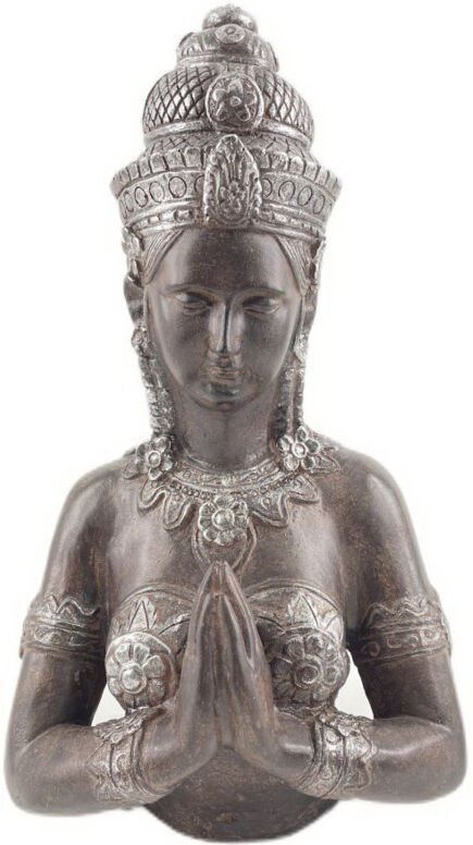 Buddha-Frau, Harzbüste, 21 x 15 x 35 cm