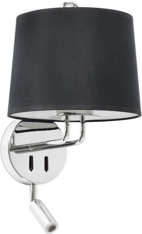 Faro montreal - Leselampe Wandleuchte Chrom, E27, 2700K