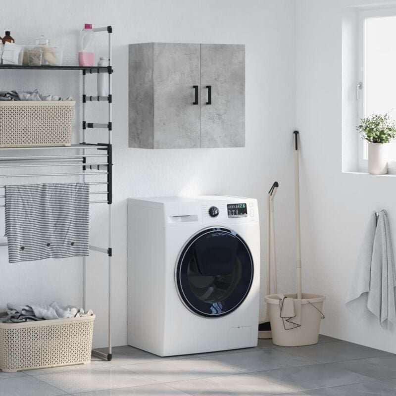 Wandschrank Betongrau 60x31x60 cm Holzwerkstoff Vidaxl