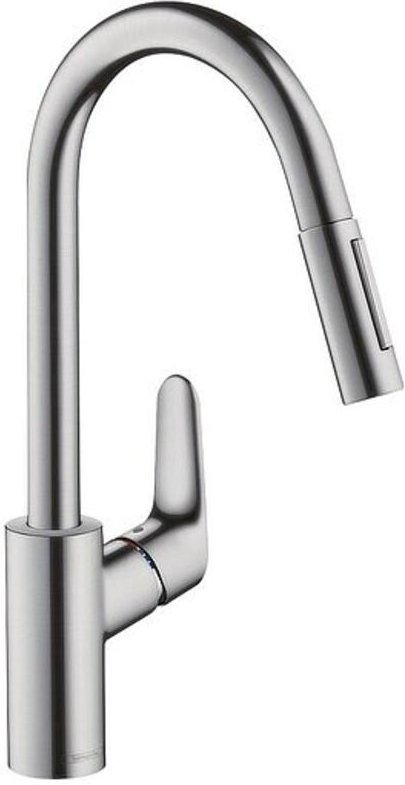 Focus M41 - Spültischarmatur M4116-H240 mit ausziehbarer Geschirrbrause, sBOX, verchromt 73880000 - Hansgrohe