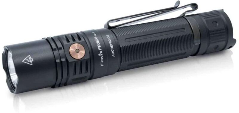 Fenix PD36R V2.0 Taschenlampe Schwarz USB-C Wiederaufladbar