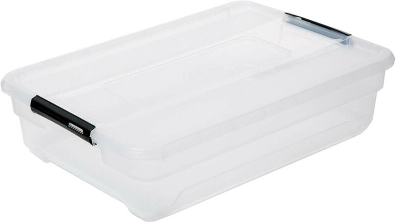 5five Simply Smart - Durchsichtige plastikbox 30l solutions+ (lösungen+) - 5five