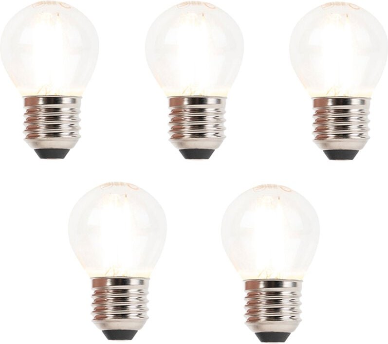 Luedd - Set mit 5 dimmbaren E27 led Filament-Glühbirnen 3W 250lm 2700K