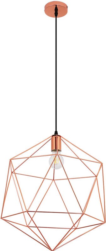 Privatefloor - Deckenlampe - Vintage-Design Pendelleuchte - Lara Roségold