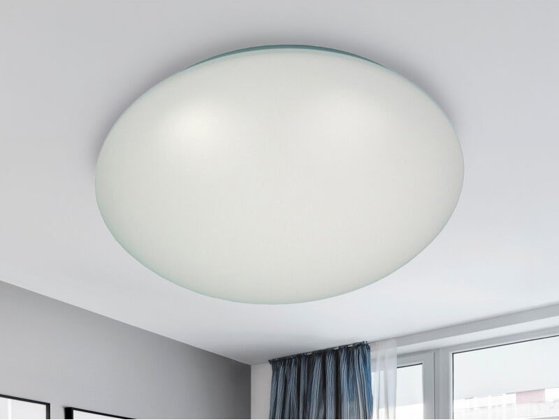 Niermann - Deckenleuchte / Deckenschale rund, Kunststoff opalweiß, ø 36 cm