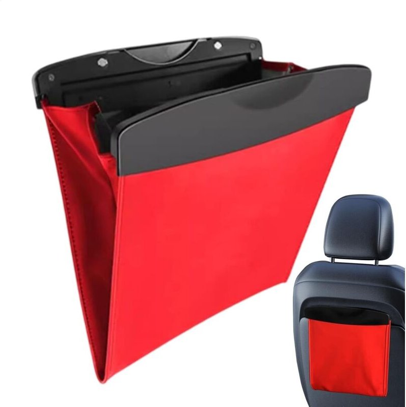 Auto-Mülleimer, wasserdichter Mülleimer für die Rückbank, multifunktionaler Auto-Organizer, Innenraumzubehör für LKWs, B...