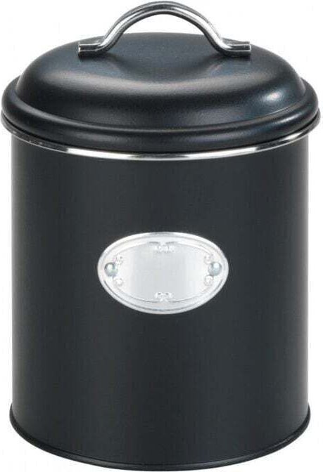 Metall-Aufbewahrungsbox mit Deckel und dekorativem Etikett, Modell Nero, zur Aufbewahrung von Kartoffeln und Zwiebeln, 1...