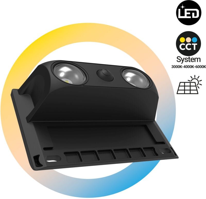 Solar LED Außenlampe - CCT - 2 LED - 60lm
