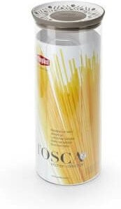 Stefanplast - Tosca taubengraues rundes 2,2-Liter-Glas