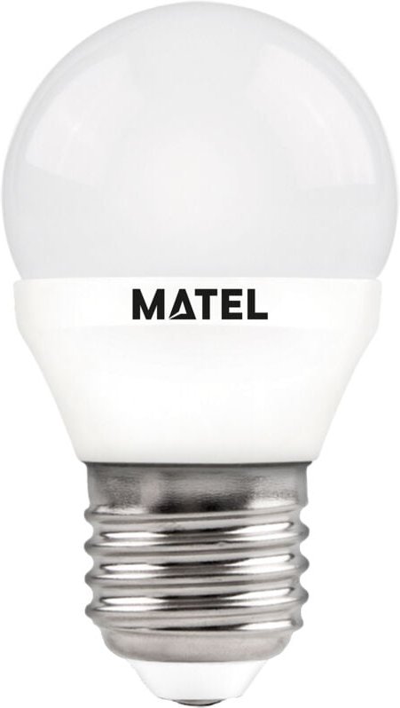 Alfa - Matel e27 5w kalte kugelförmige LED-Glühbirne (3 Intensitäten)