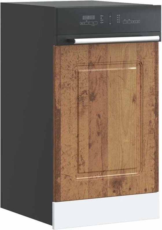 Geschirrspülerblende Kalmar Altholz-Optik 45x1,5x67 cm Vidaxl