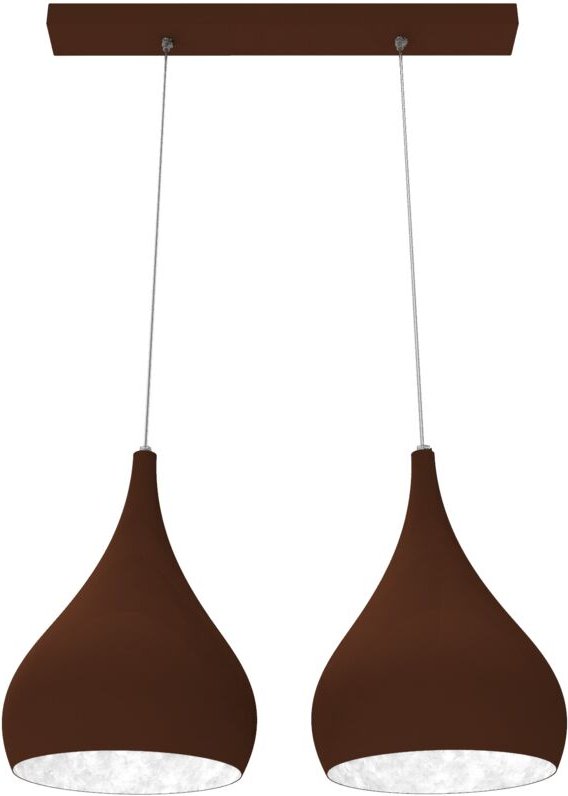 Calice Sospensione Binario X 2 Bicolore Opaco