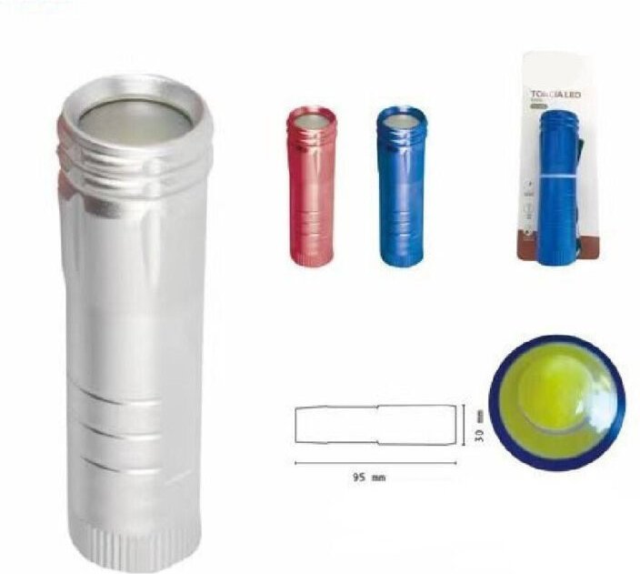 Trade Shop Traesio - Trade Shop - DT2036 tragbare tasche smd led licht taschenlampe beständig aluminium -