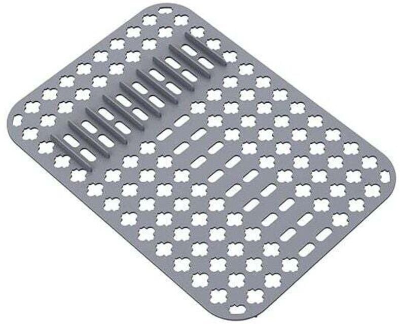 1pc Spülbeckenmatte, Silikon-Schutzmatte, 40X29CM PVC Küchenspüle Matte Schutz für Spüle und Waschbecken mit Abflusslöch...