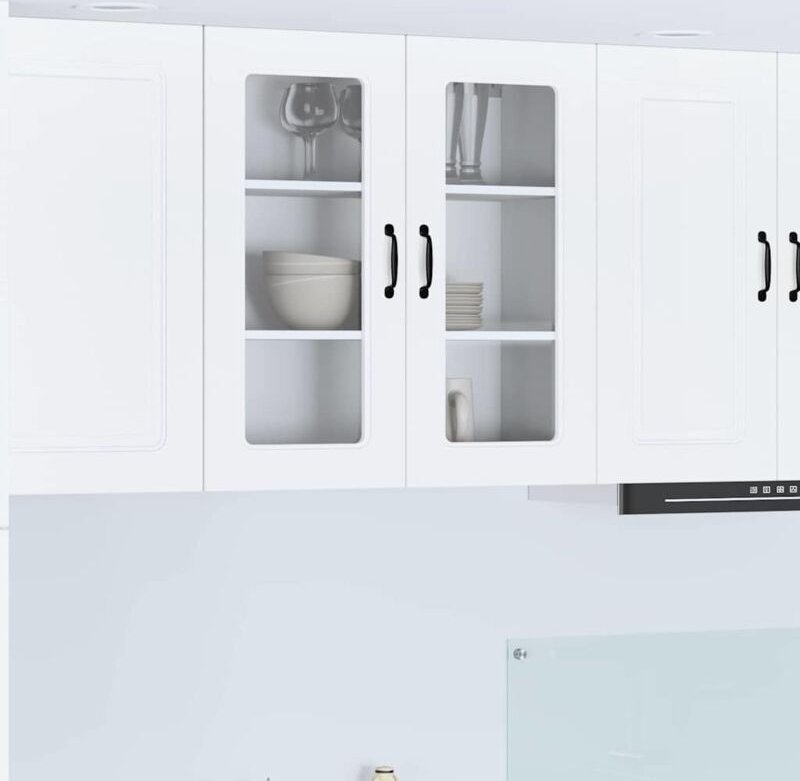 Küchenschrank mit Regal Weiß 80 x 31 x 80 cm Holzwerkstoff vidaXL