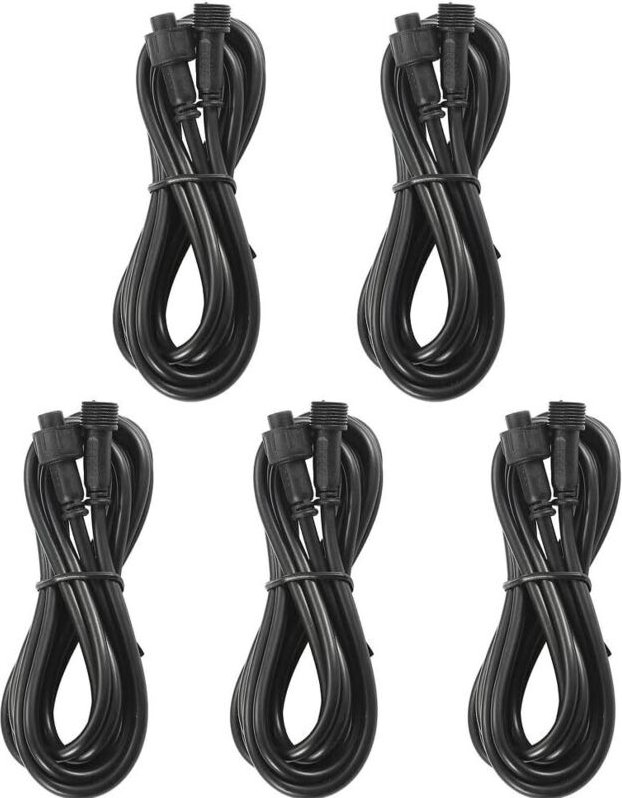 Tigrezy - 10 Stück 1 m 2-Pin-Verlängerungskabel IP67 wasserdicht für LED-Lampen Farb-RGB-LED-Spot Außenbeleuchtung Spot