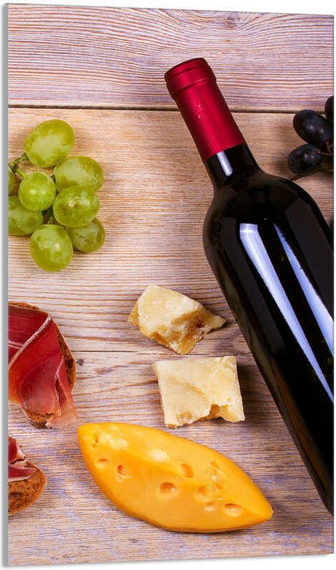 Glasschneidebrett 30x52 Lebensmittel