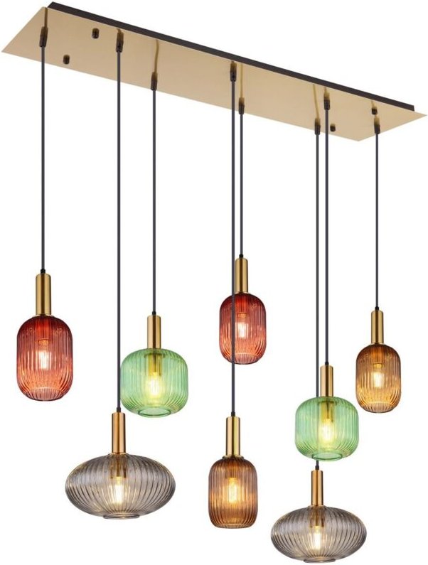 Globo - hängeleuchte - NORMY - mehrfarbig - glas - große